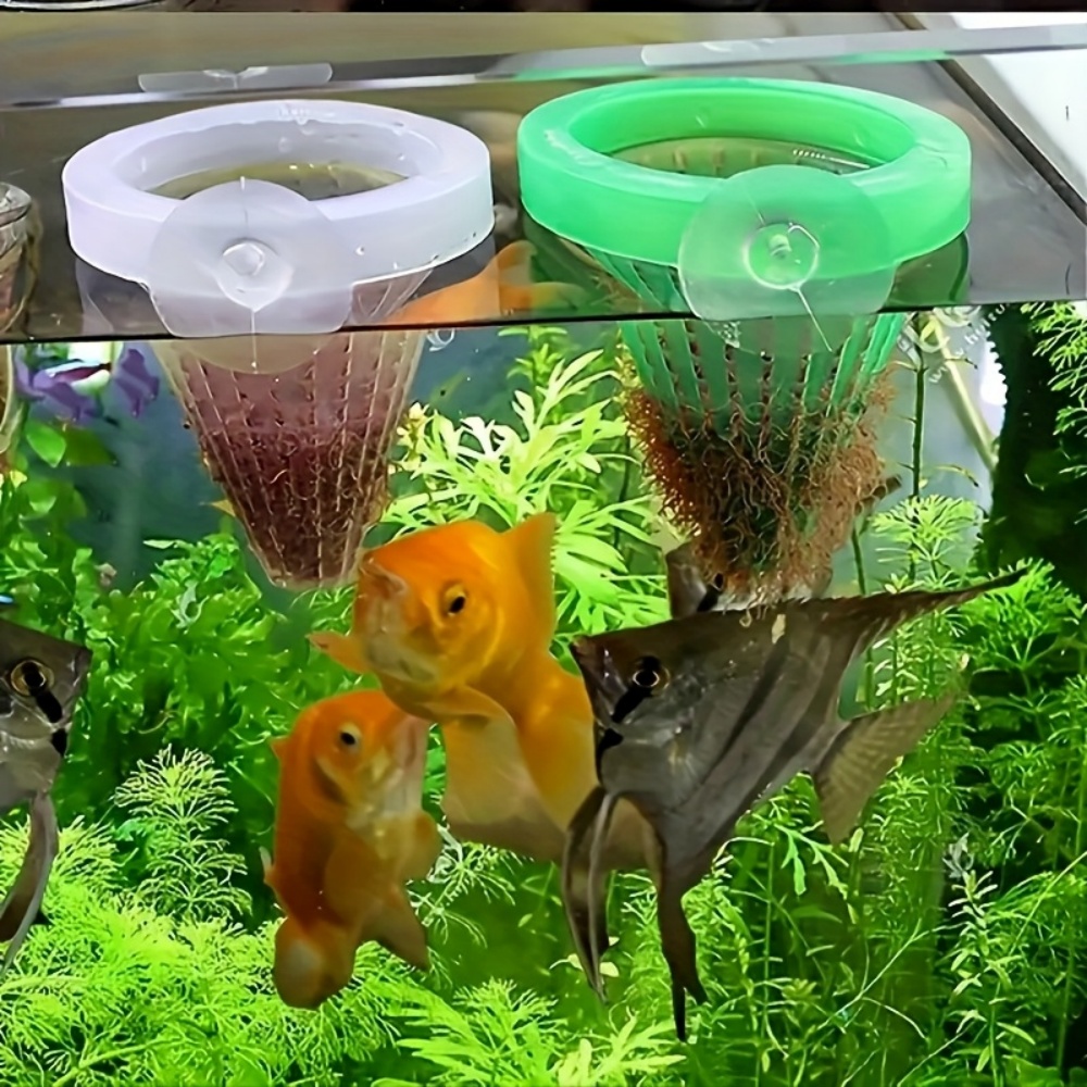Aquarium Fertilizer - 2 Aquarium Basket-Style Feeders, Fish Food
