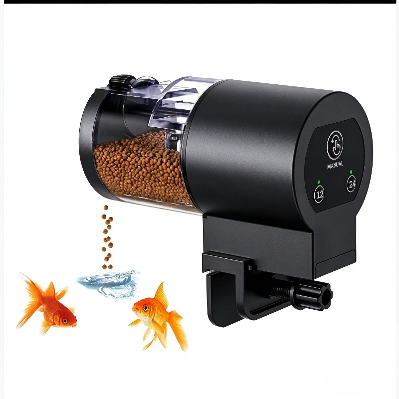 Aquarium Fertilizer - Automatic Fish Feeder 100ML Capacity Battery