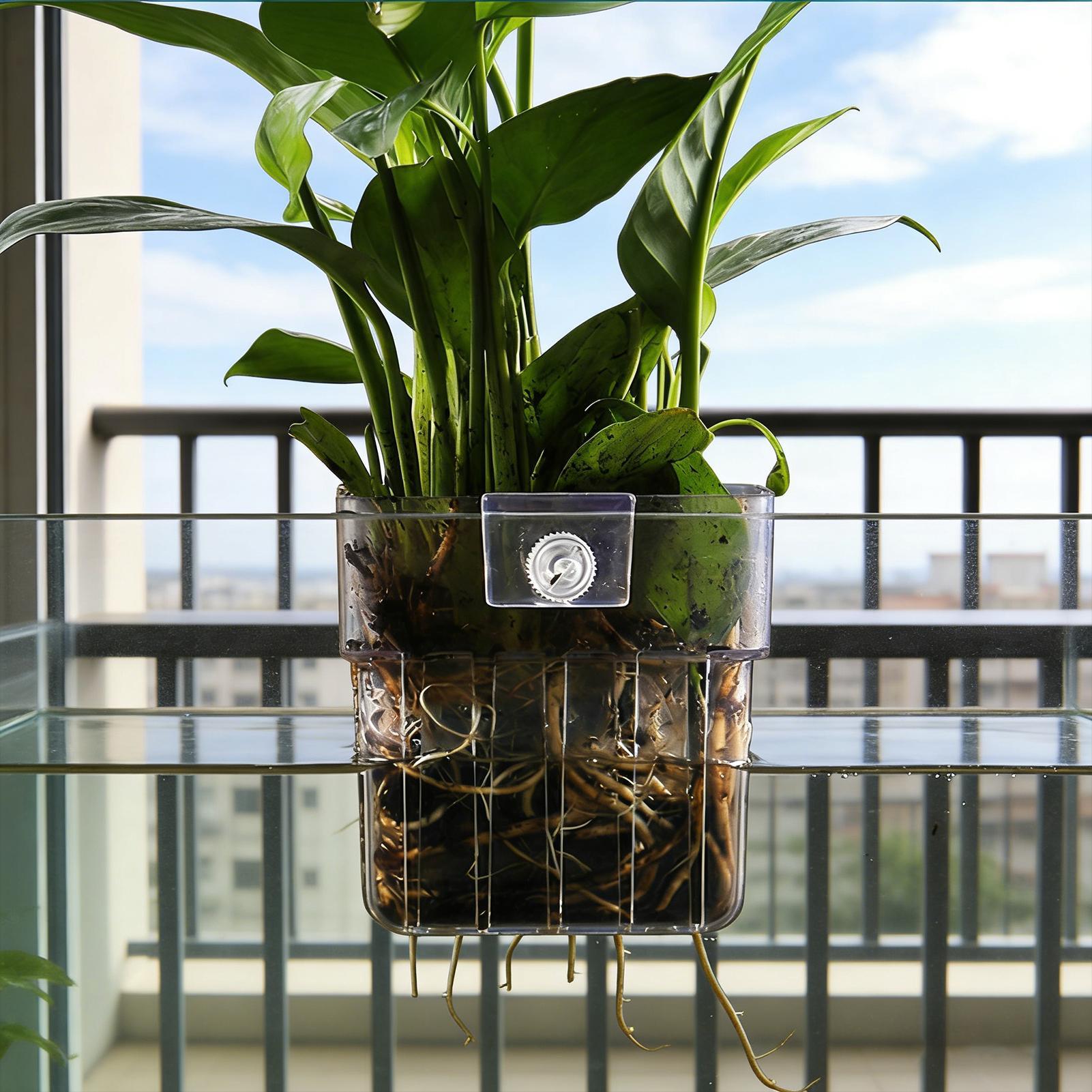 Aquarium Plant Basket Transpar - Plant Aquarium Pot review and price
