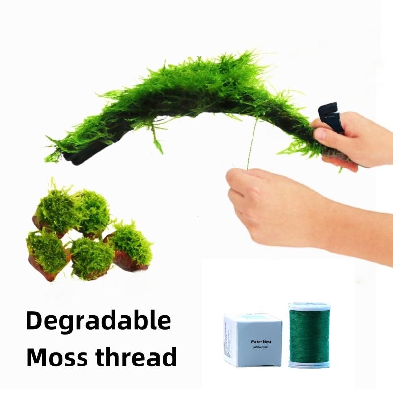 200M Naturally Degradable Moss - Aquarium Moss review and price