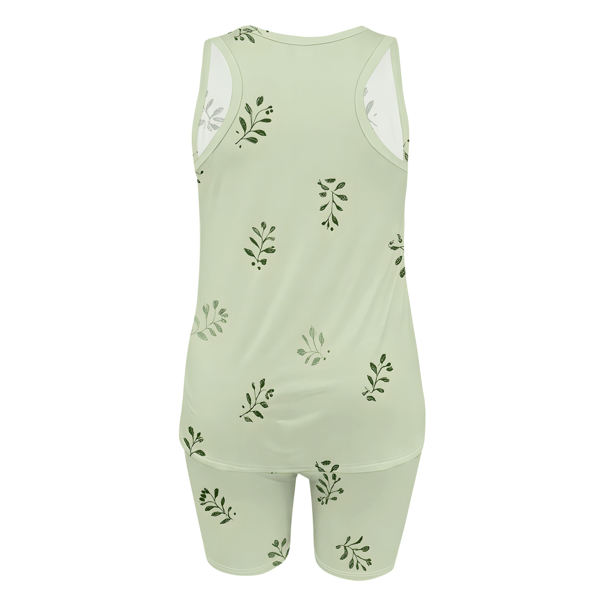 Leaf Print Tank Top and Shorts - Planted Tank review and price